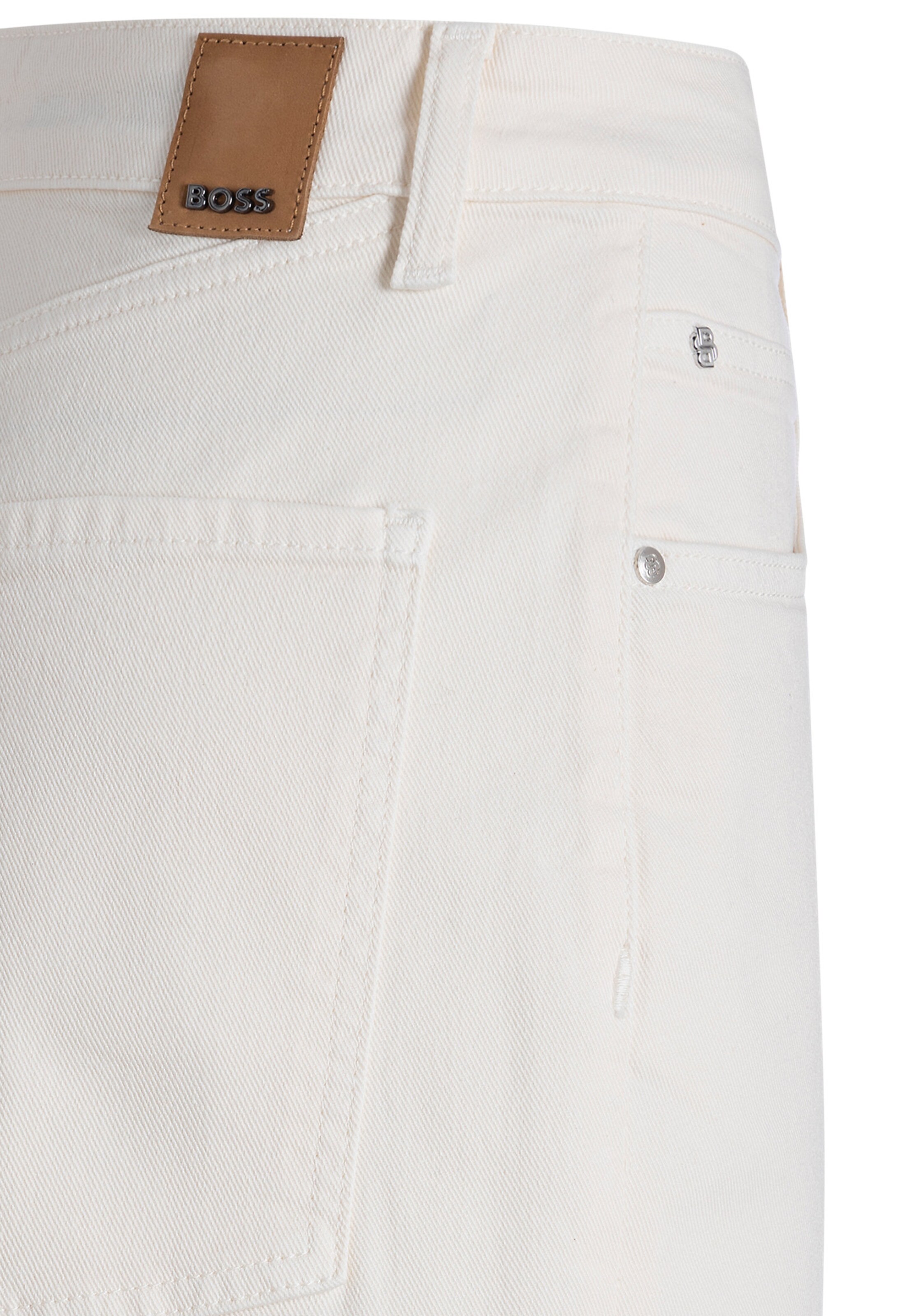 BOSS Flared Jeans 'Rosalya' in Weiß