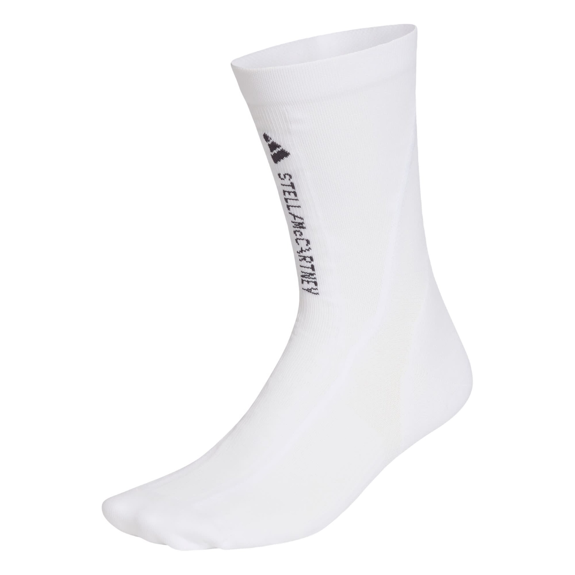ADIDAS BY STELLA MCCARTNEY - Calcetines deportivos 'Crew' en blanco: frente