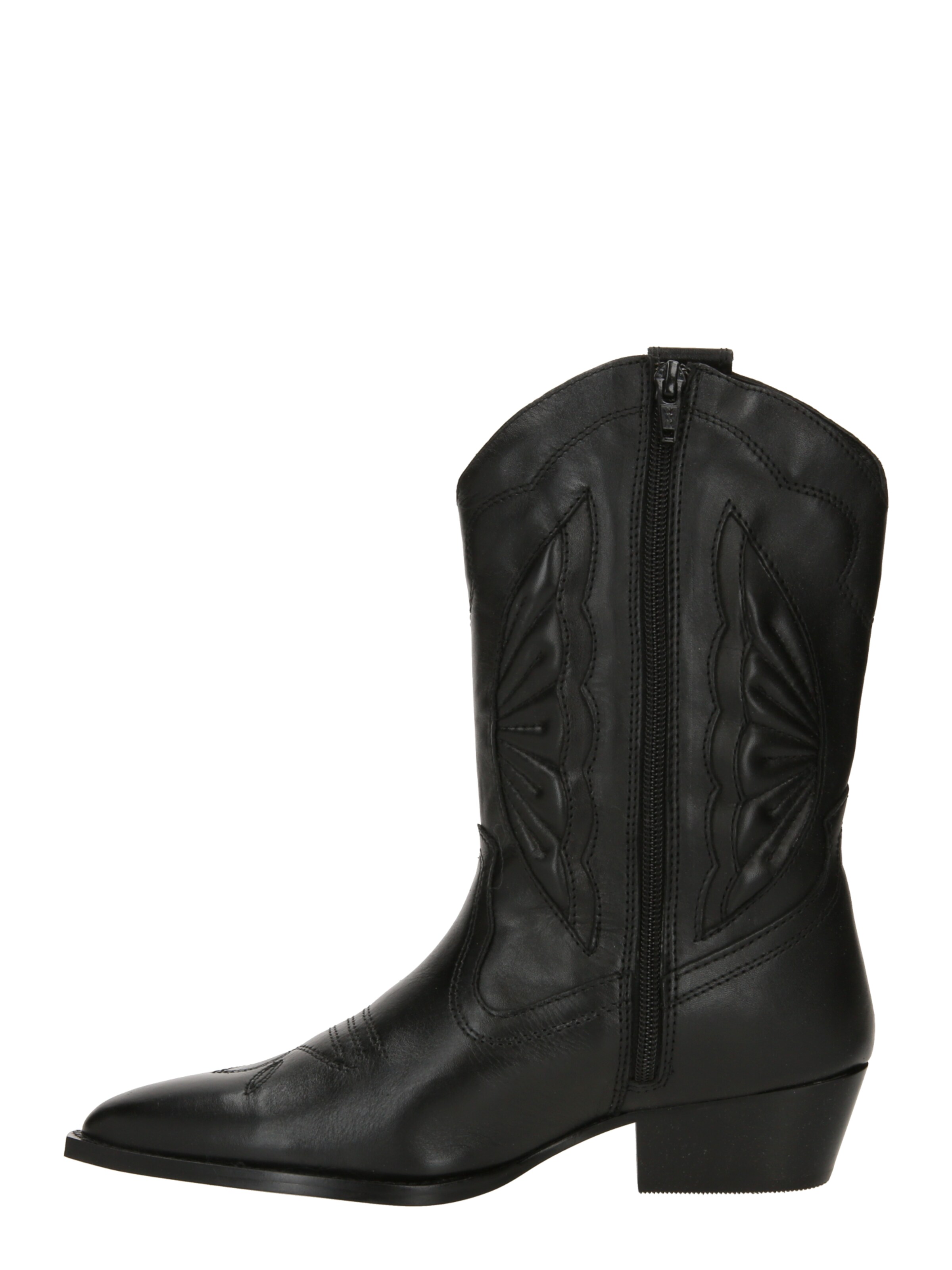 PS Poelman Cowboylaarzen 'Moco' in Zwart