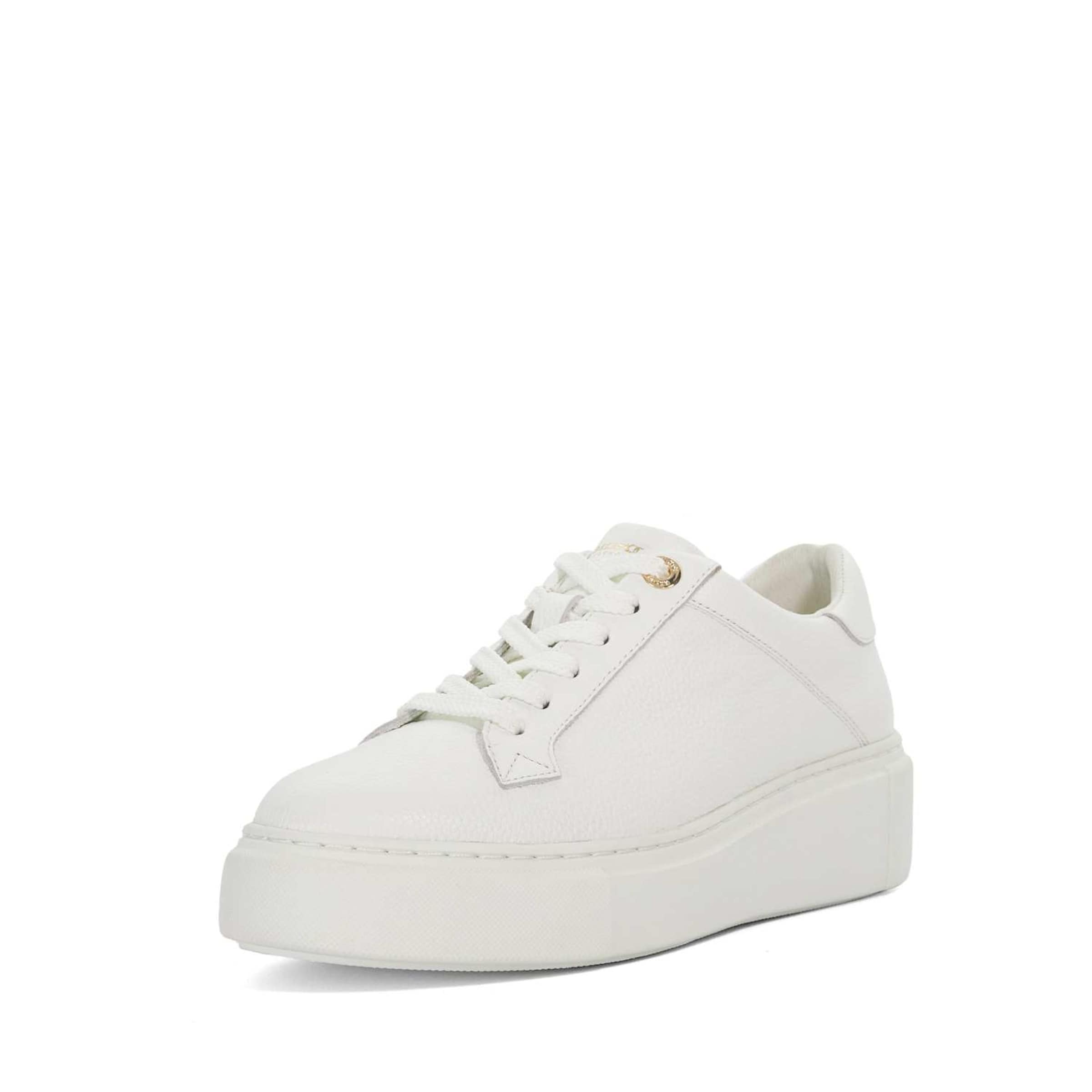 Baskets basses 'Evienne' Dune LONDON en blanc : devant