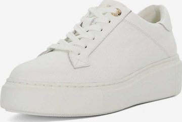 Baskets basses 'Evienne' Dune LONDON en blanc : devant