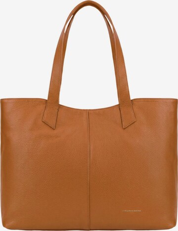 Borsa a spalla 'Borsa a Spalla Donna Pelle Genuina Virginia Rhinè 43x31 cm' di Virginia Rhinè in marrone: frontale