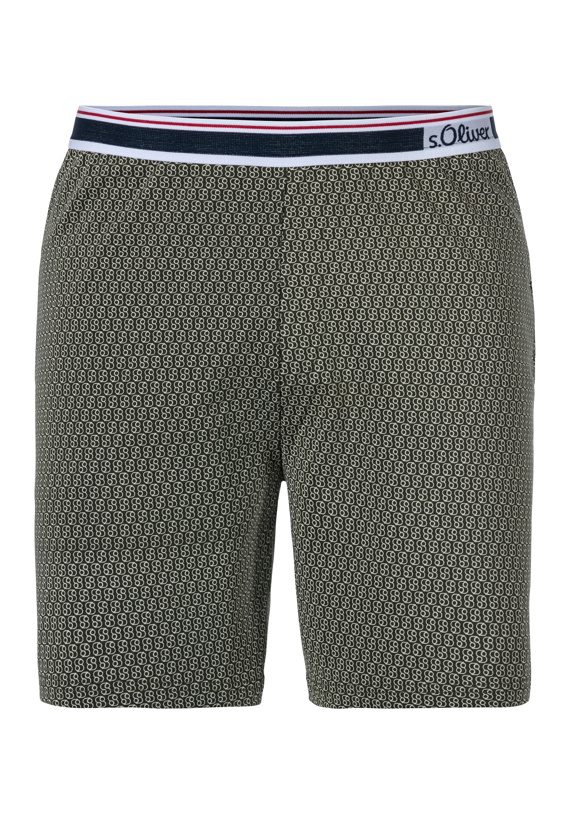 s.Oliver Pajama pants in Green: front