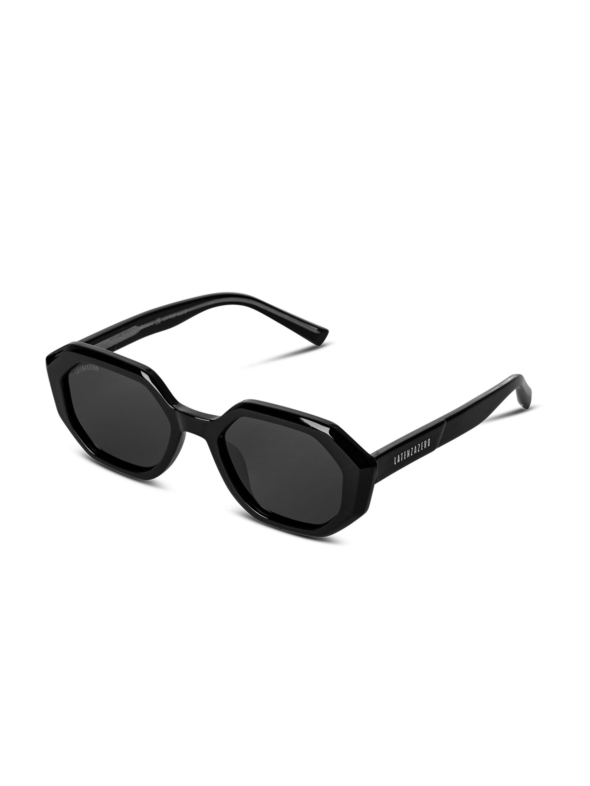 LatenzaZero Sonnenbrille 'Veritas Sun' in Schwarz: Vorderseite