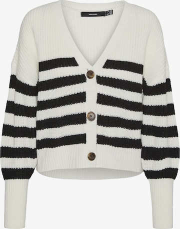 Cardigan 'VMLEA' VERO MODA en blanc : devant