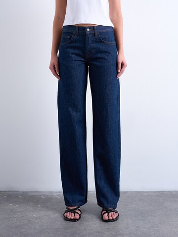 TOPSHOP Широкий Джинсы 'Ember' в Синий: спереди