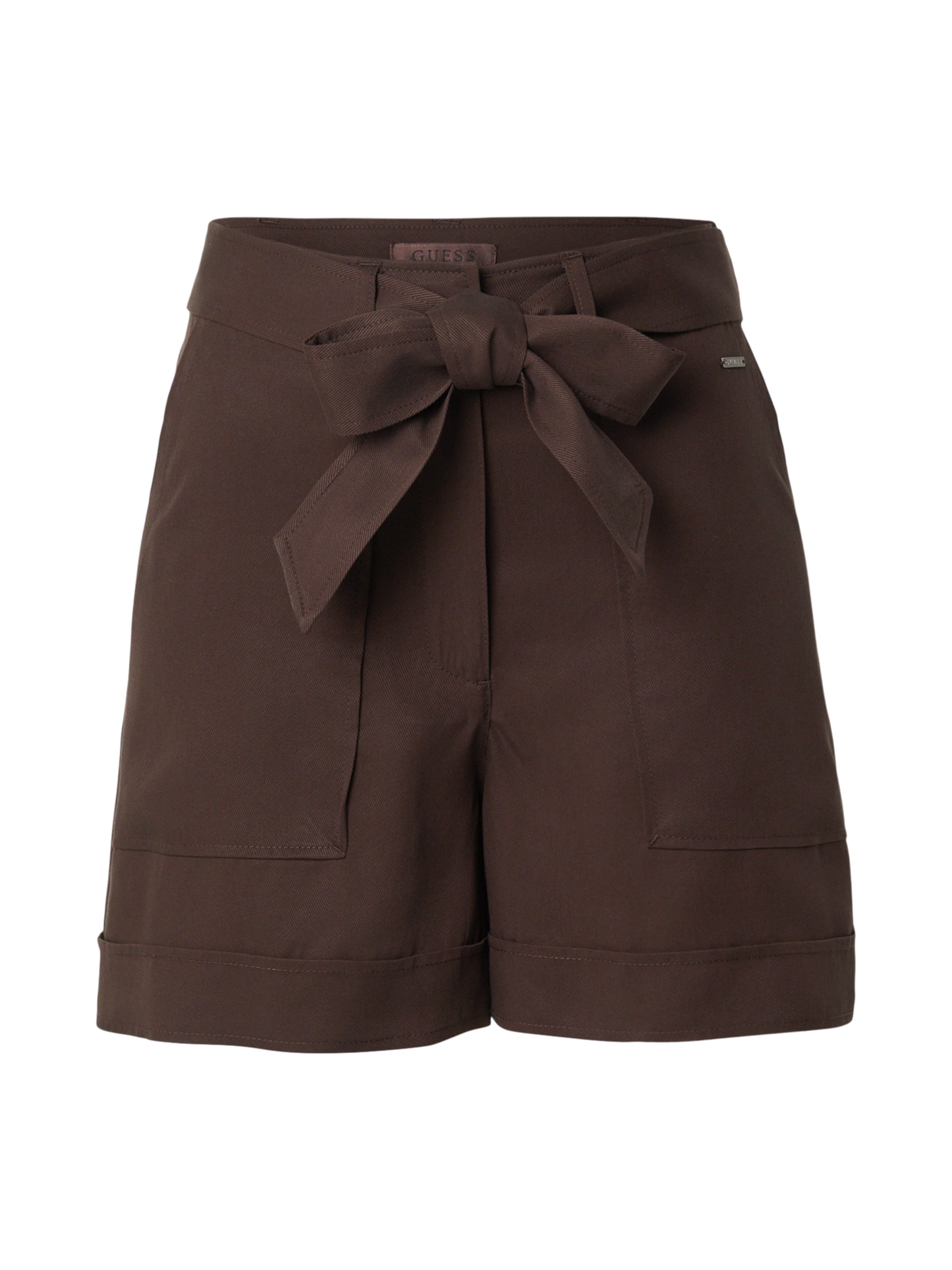 GUESS Regular Pants 'NEW NINA' in Brown: front