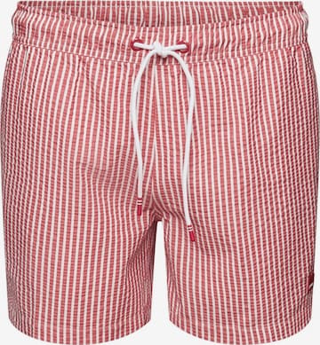 ESPRIT Zwemshorts in Rood: voorkant