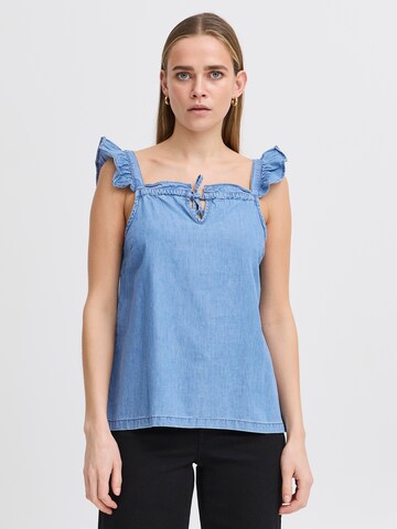 ICHI Top 'IHBARCY' in Blue: front