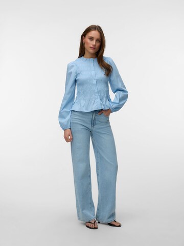 VERO MODA Blouse 'VMFRiba' in Blauw