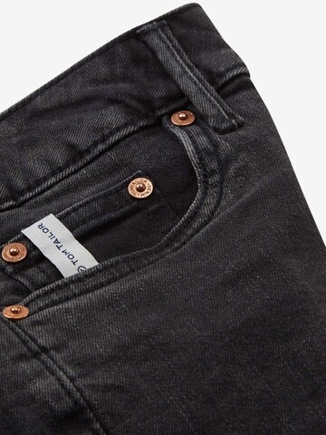 TOM TAILOR Regular Shorts in Schwarz