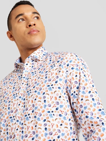 A Fish named Fred Regular fit Button Up Shirt in White