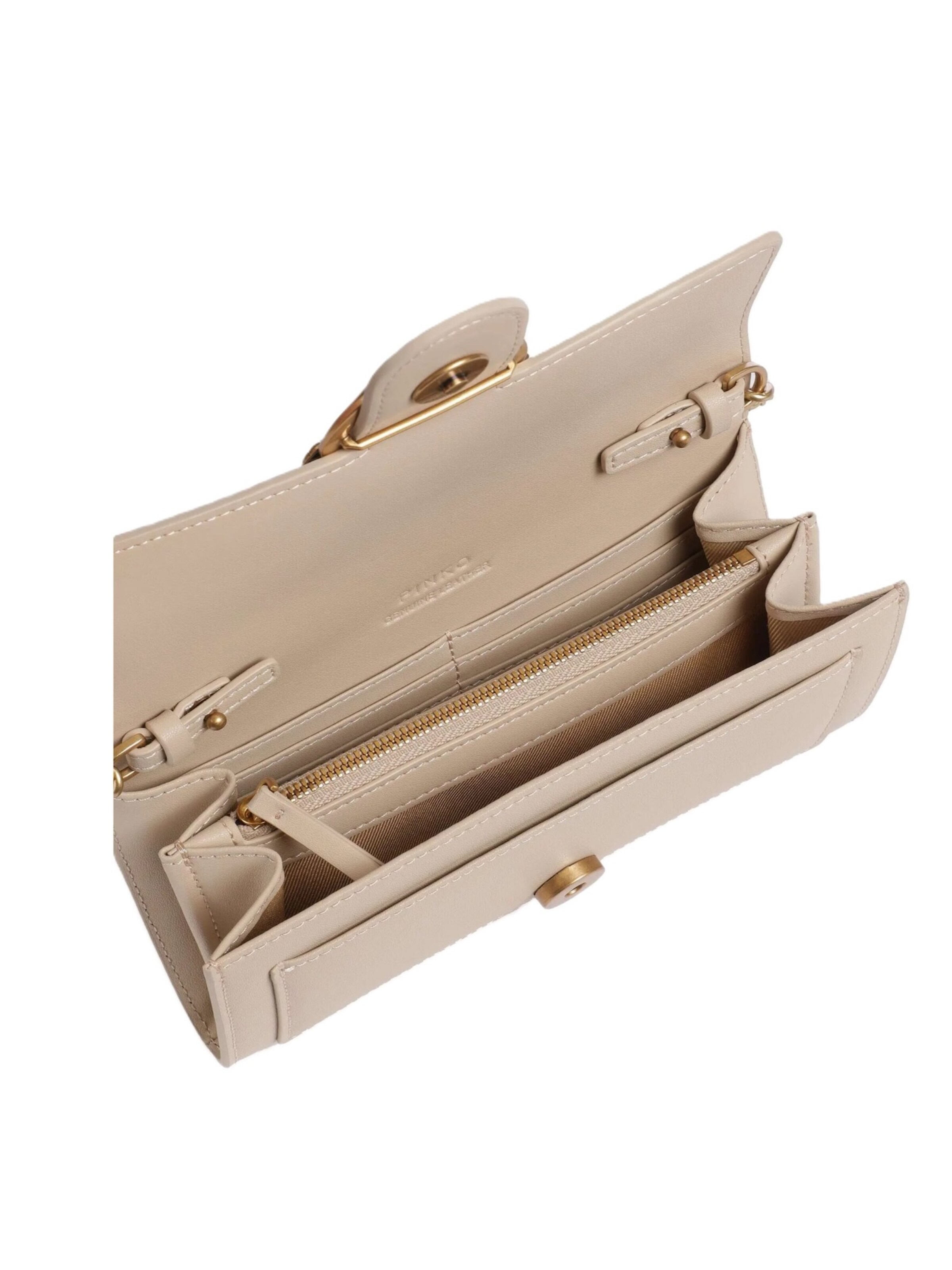 Portamonete '100062 A0F1' di PINKO in beige