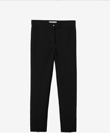 évasé Pantalon 'Amy' MANGO en noir : devant