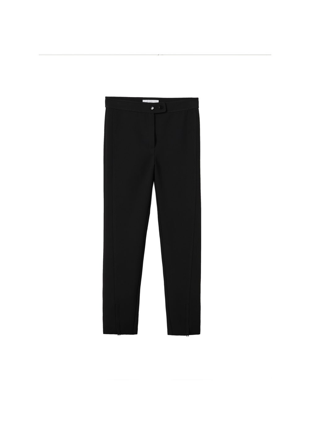 Odzież Plus size MANGO Spodnie Amy w kolorze Czarnym 