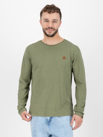 Alife and Kickin Shirt 'AlexAK' in Green: front