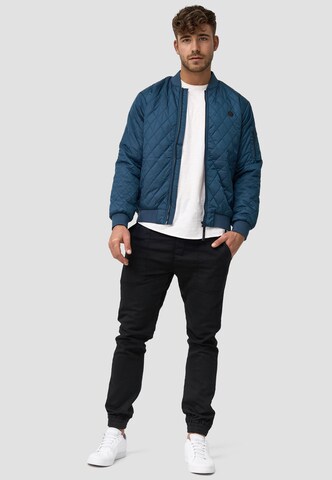 INDICODE JEANS Übergangsjacke 'Novak' in Blau