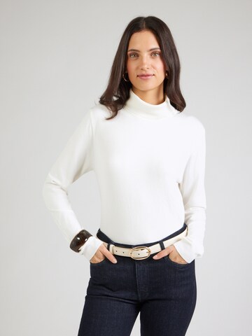 Pull-over MORE & MORE en blanc : devant