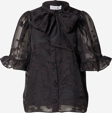 Hofmann Copenhagen Blouse 'Jeanet' in Black: front