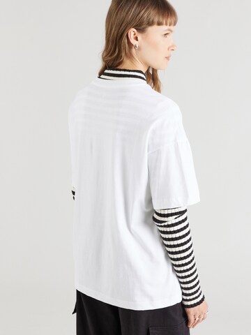 CONVERSE Oversize póló - fehér
