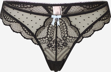 Boux Avenue String 'DEIMANTE' i svart: forside