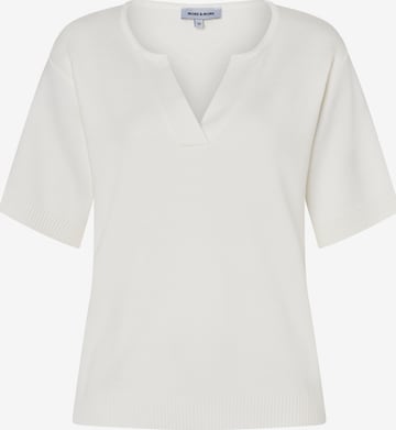 MORE & MORE Sweater in White: front