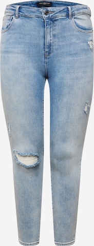 ONLY Carmakoma Skinny Jeans 'Kila' i blå: forside