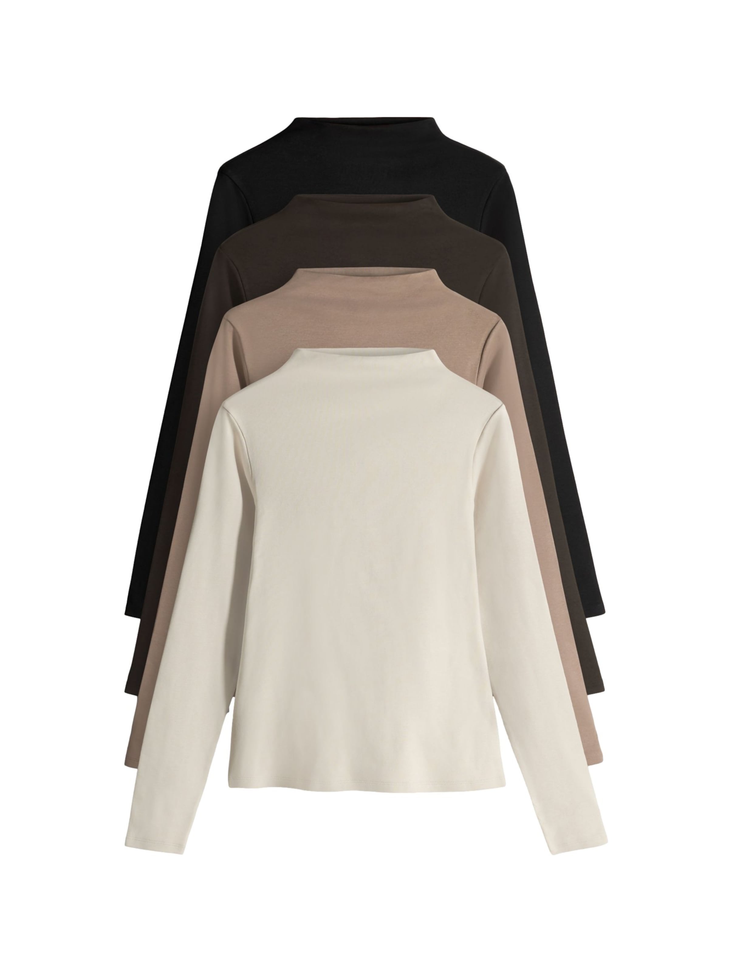 The Set Футболка в Коричневый: спереди