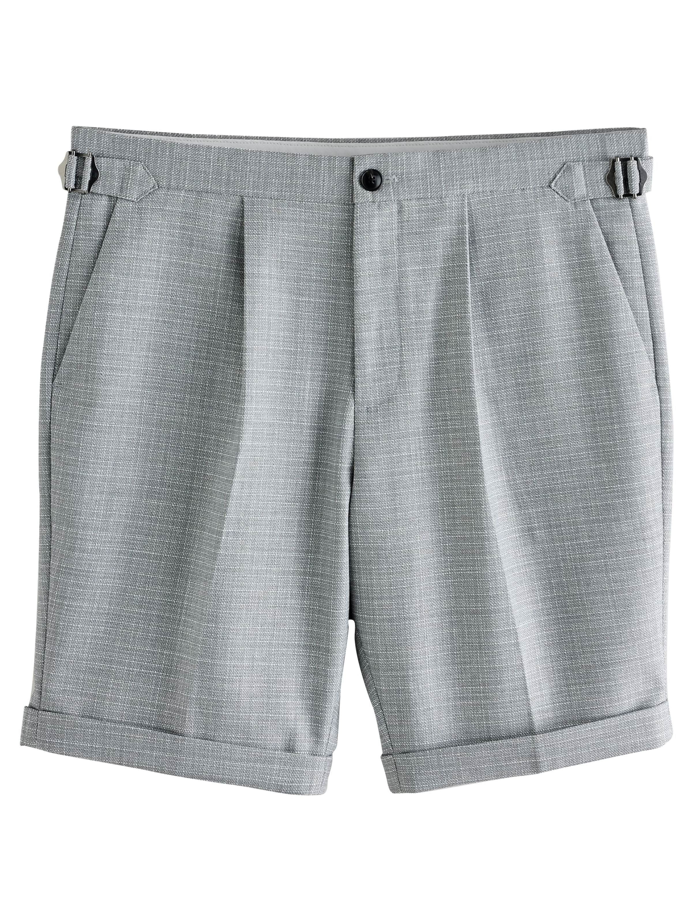 Next Regular Bandplooibroek in Grijs: voorkant