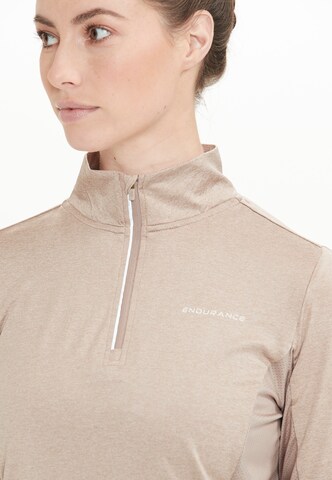 ENDURANCE Functioneel shirt 'JOCEE' in Beige