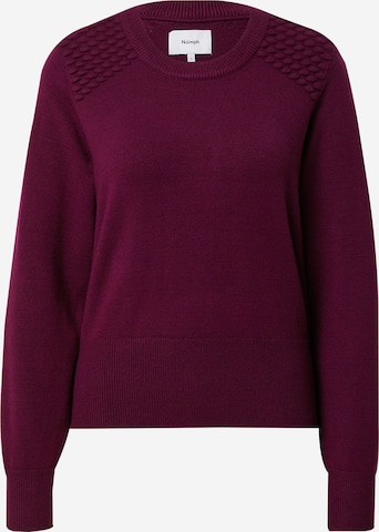 Pull-over 'POPPY' NÜMPH en violet : devant