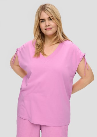 Chemisier s.Oliver Red Label Plus en rose : devant