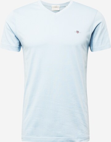 T-Shirt GANT en bleu : devant