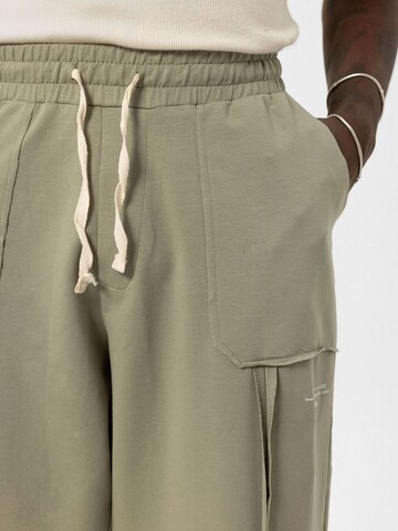 Loosefit Pantalon 'Bluebell' VAMOS CLO en vert