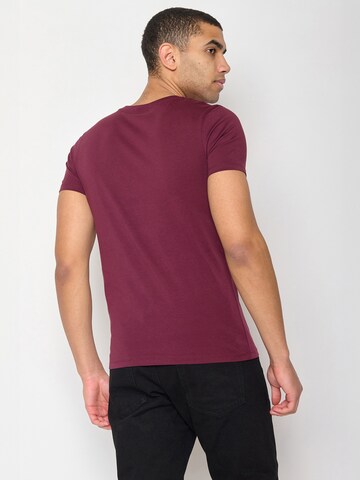 T-Shirt 'Bike Grid' GREENBOMB en rouge