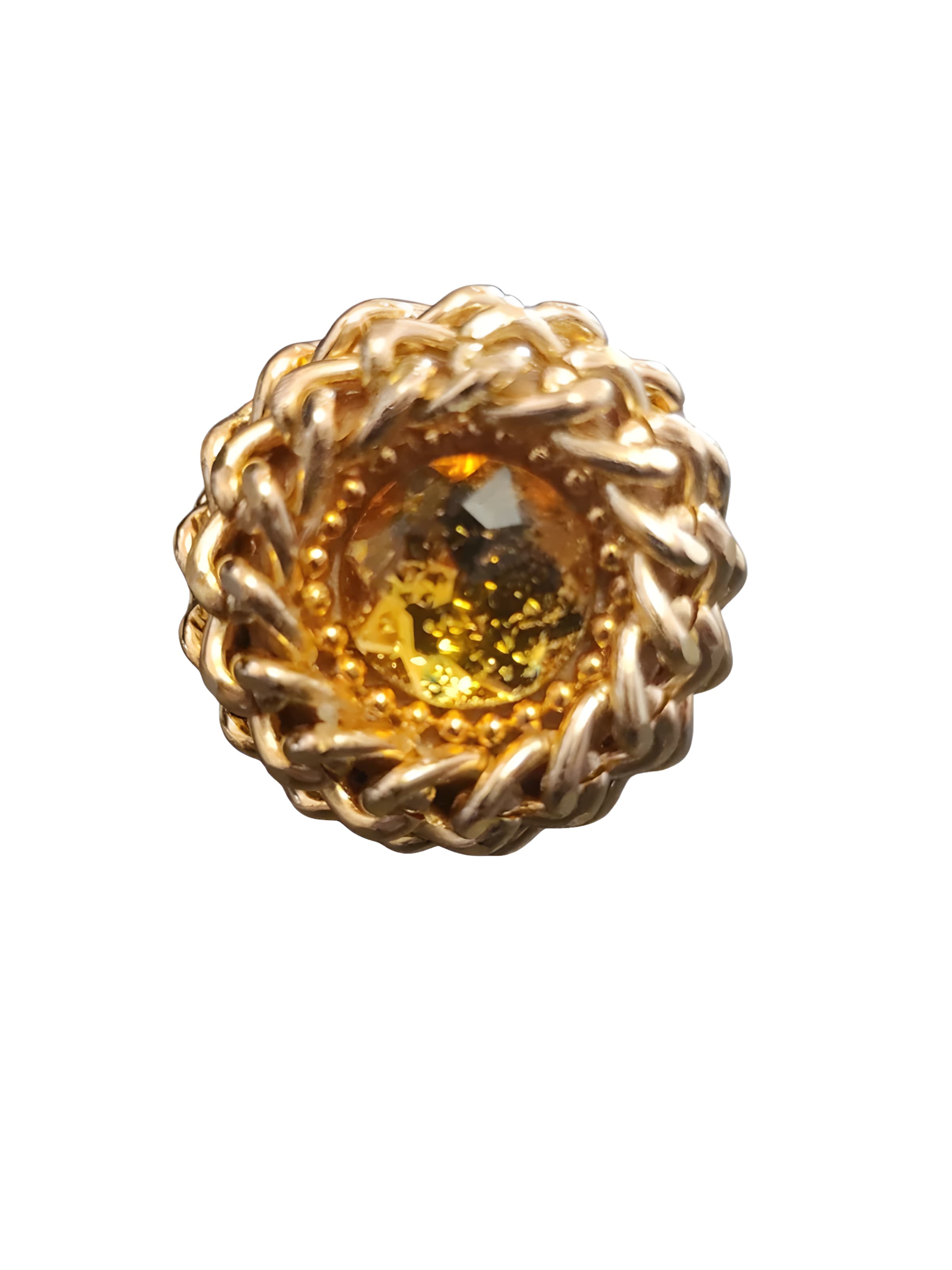 Bague 'Sunlight Nest' CLAUDIA DE ROSA JEWELRY en jaune