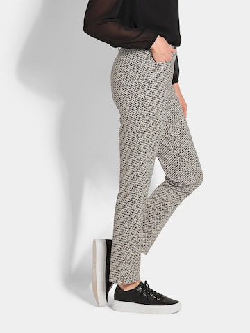 Coupe slim Pantalon 'Louisa' Goldner en beige