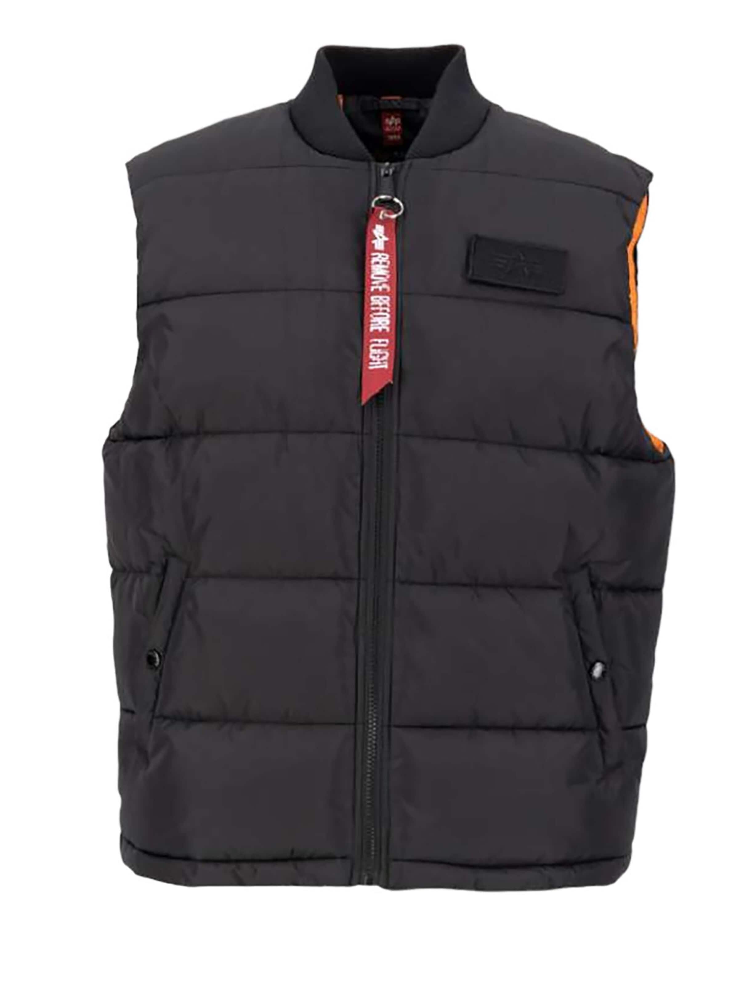 Vestă pe S ALPHA INDUSTRIES pe negru, Vizualizare produs