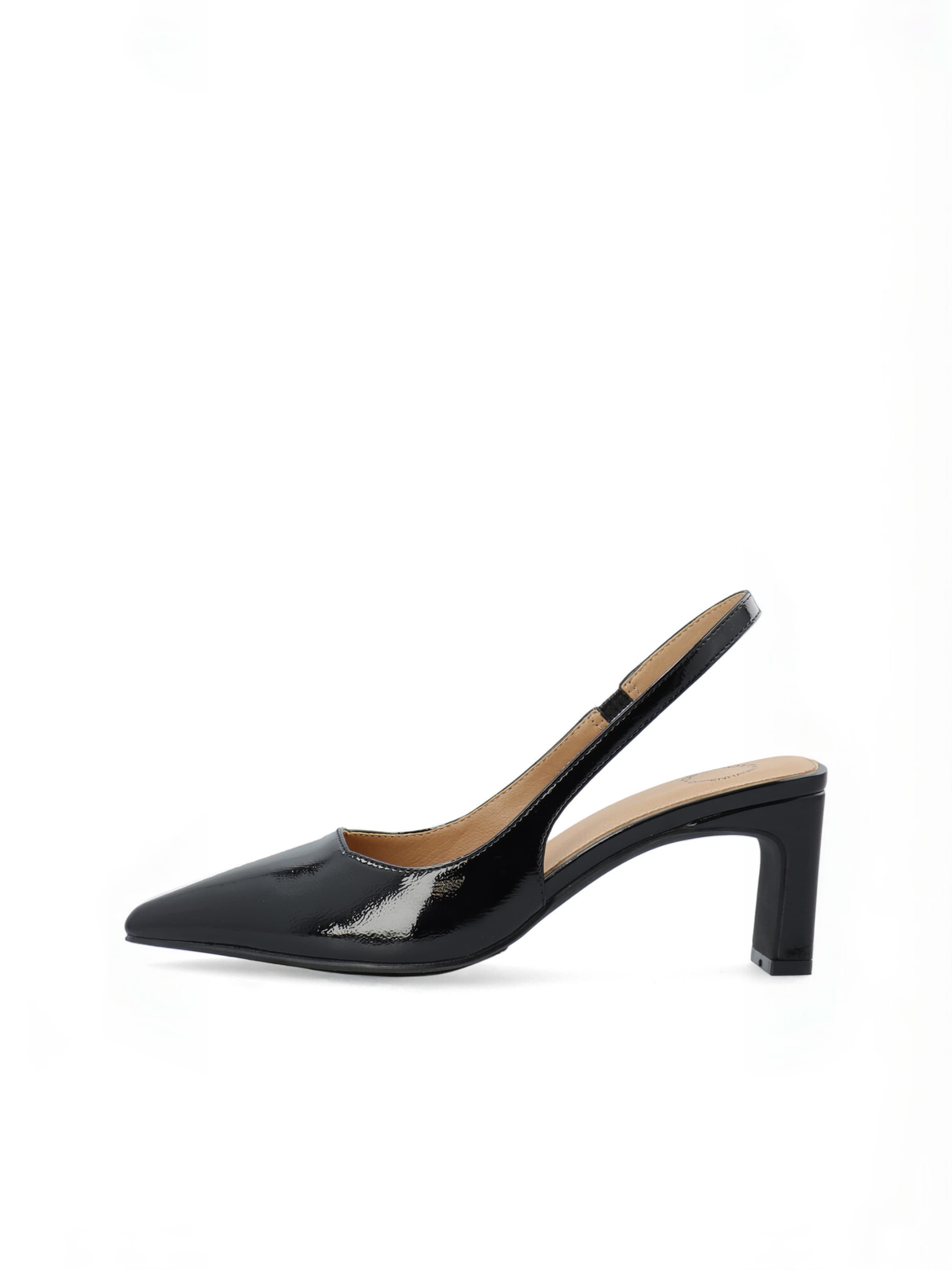 Ca'Shott - Zapatos con plataforma ' CASHELENE ' en negro: frente