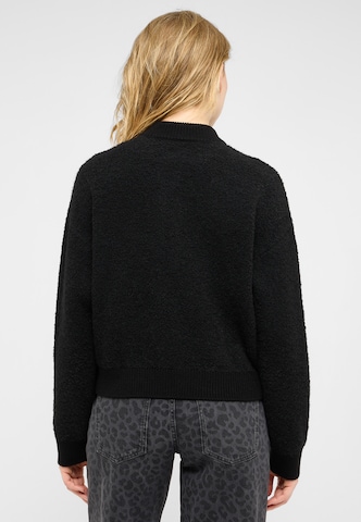 MUSTANG Knit Cardigan 'Eleanor' in Black