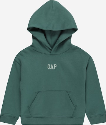 GAP Sweatshirt 'NOVELTY' in Green: front