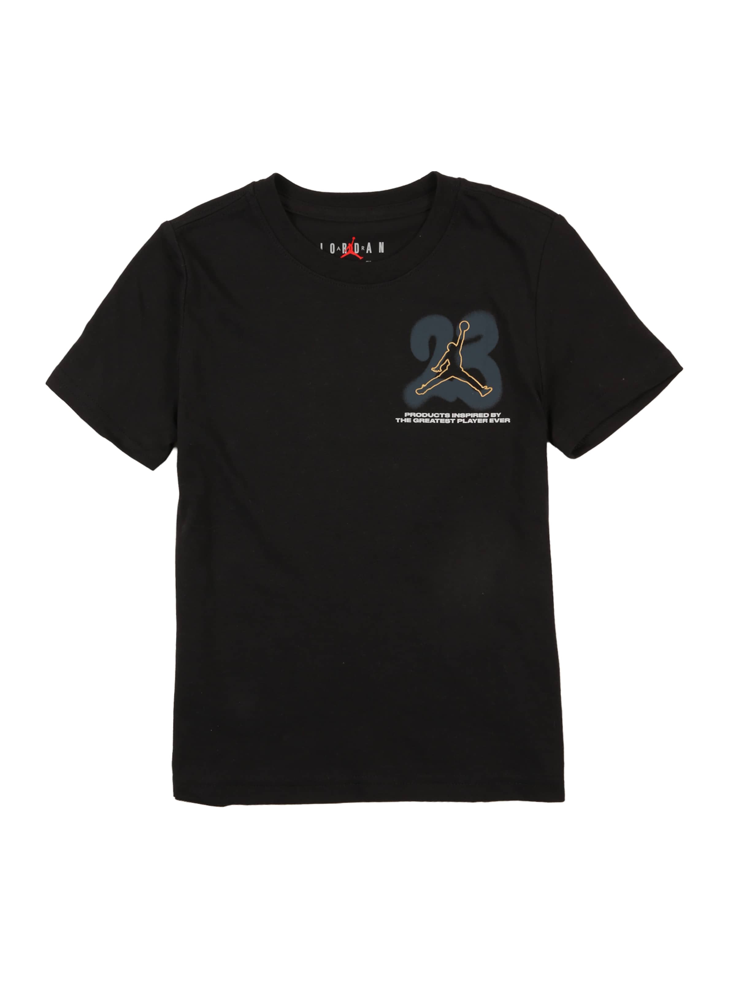 Jordan Μπλουζάκι σε μαύρο: μπροστά