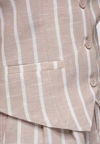 Ombre Gilet in Beige