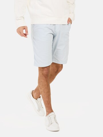 CAMEL ACTIVE Regular Chinoshorts aus Baumwolle mit Stretch in Blau: Vorderseite
