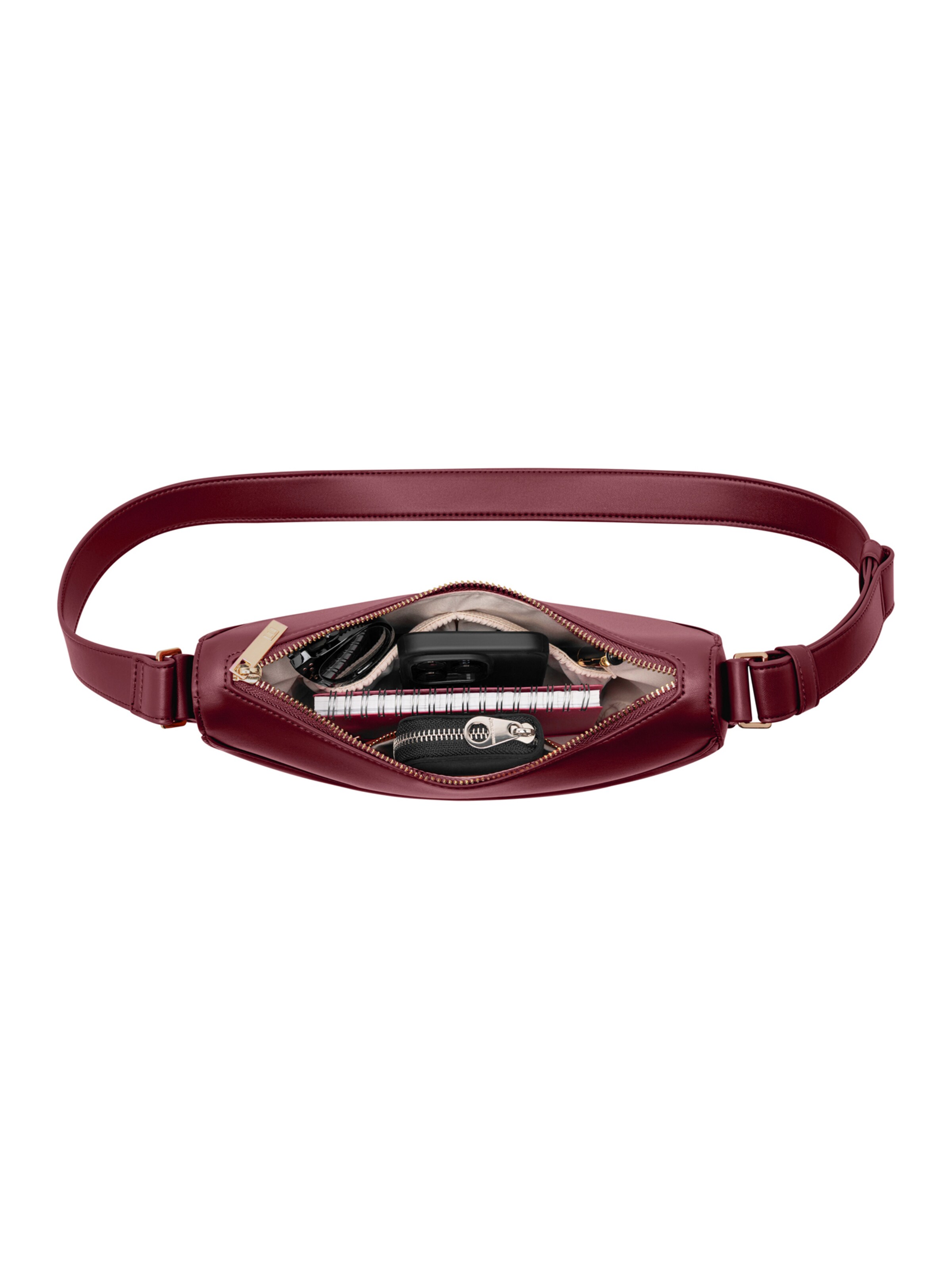 Expatrié - Bolso de hombro 'Livia' en rojo