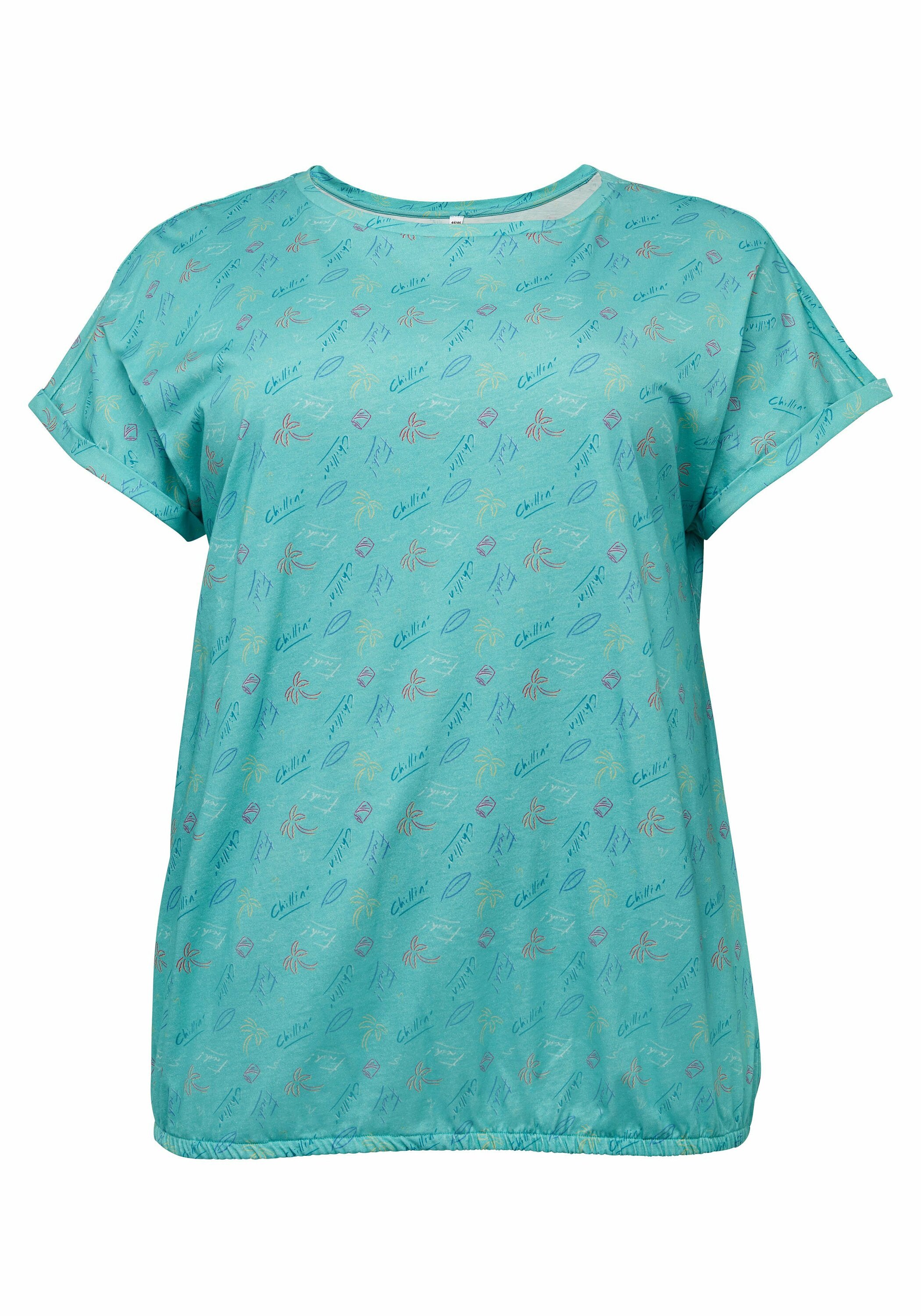 Taglie comode Abbigliamento SHEEGO Maglietta in Blu Taglie comode Abbigliamento SHEEGO Maglietta in Blu