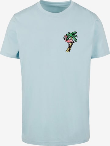 Mister Tee - Camiseta ' Flamingo' en azul: frente