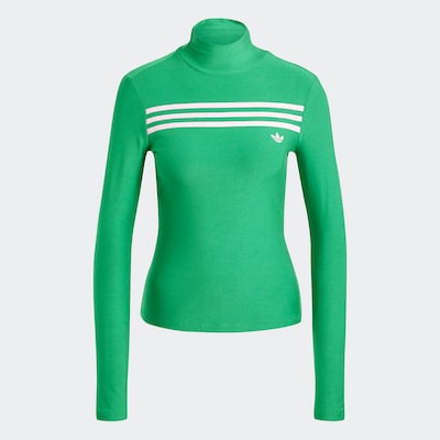 ADIDAS ORIGINALS Shirt '70s' in Green / White, Item view