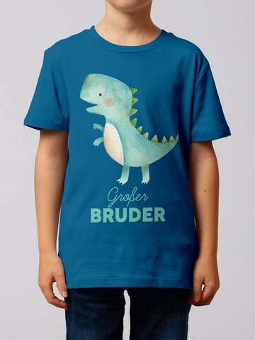 watabout.kids Shirt 'Dinosaurier 03 Großer Bruder' in Blauw
