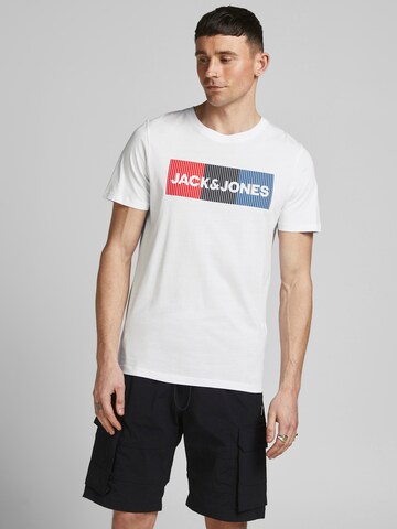 JACK & JONES Póló - fehér: elől